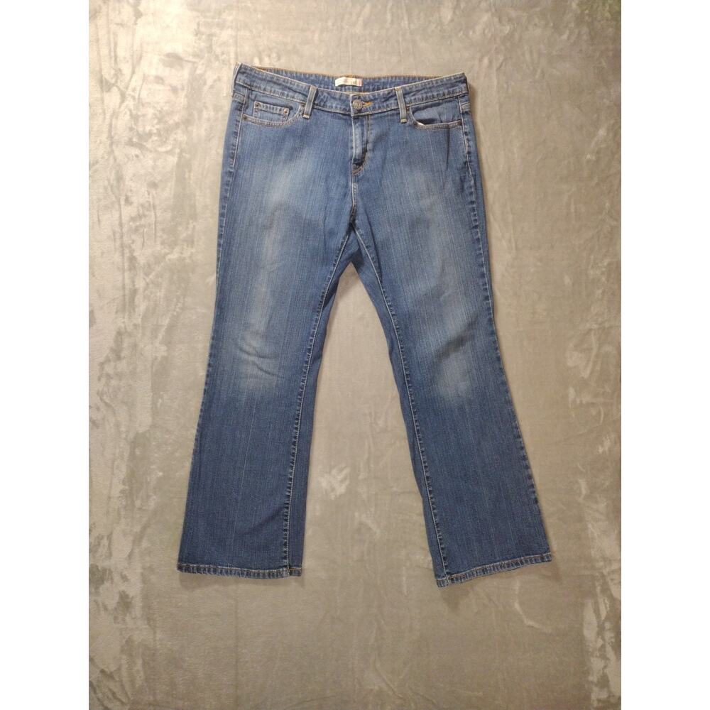Levi's 545 Jeans Women's Blue Size 16M Low Boot Cut Low Rise